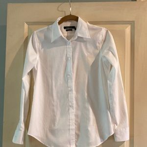 Ralph Lauren Ladies Small White Button Down shirt